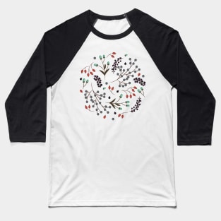 Woodland Berries - Goldenrod Baseball T-Shirt